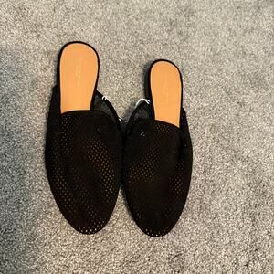 NEW American Eagle Black Mesh Slip-On Mules Size 11